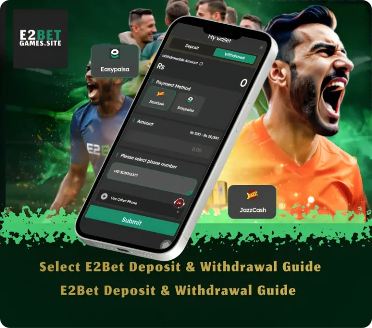 E2Bet game apk Deposit and Withdrawal Process